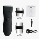Aparador de Pelos Recarregável | Uso Masculino e Feminino, Barba, Corpo e Virilha