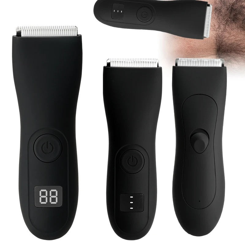 Aparador de Pelos Recarregável | Uso Masculino e Feminino, Barba, Corpo e Virilha