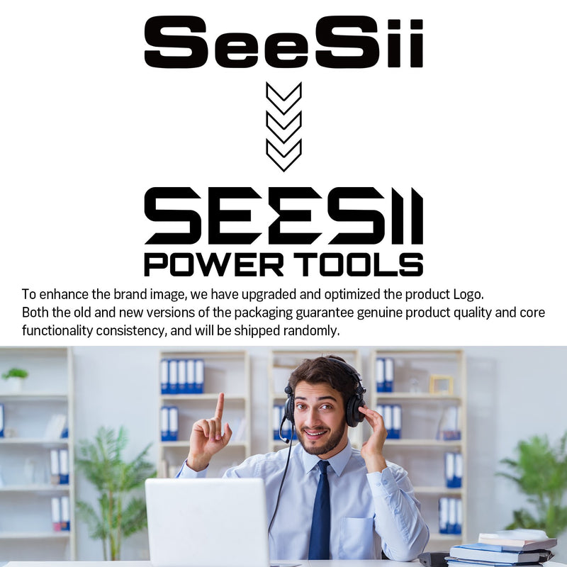 Seesii 1000nm chave de impacto sem fio chave elétrica sem escova